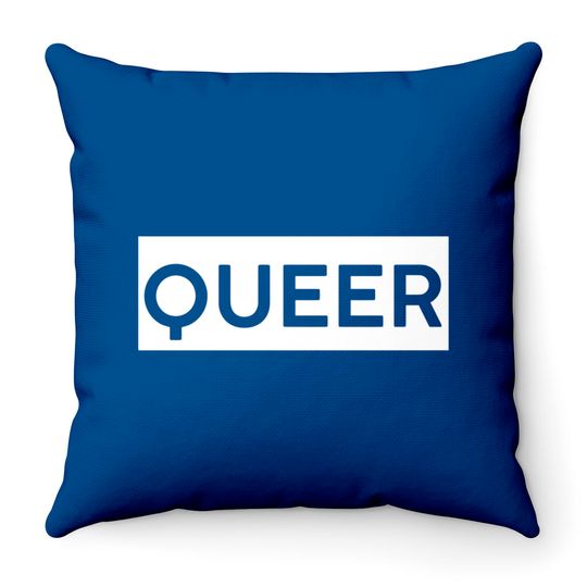 Discover Queer Square - Queer - Throw Pillows