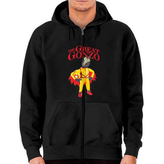 Discover The Great Gonzo - Muppets - Zip Hoodies