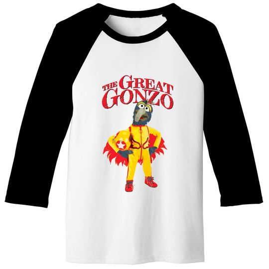The Great Gonzo - Muppets - Baseball Tees