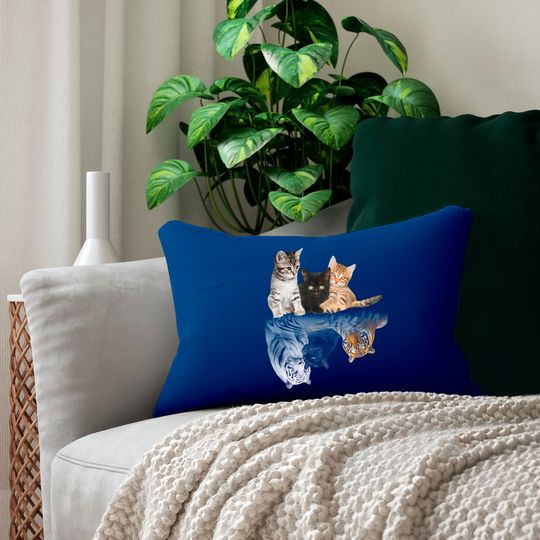 I love cat. - Cats - Lumbar Pillows