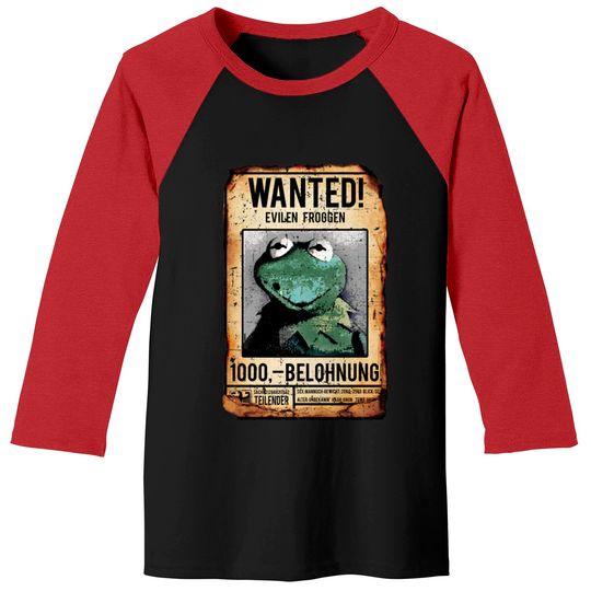 Discover Muppets most wanted poster of Constantine, distressed - Muppets - Baseball Tees