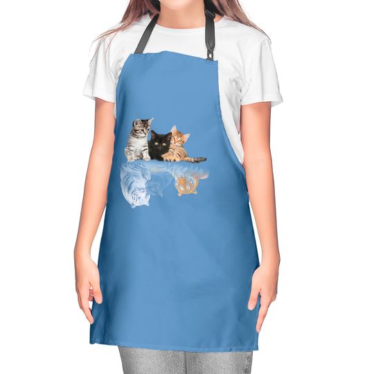 I love cat. - Cats - Kitchen Aprons