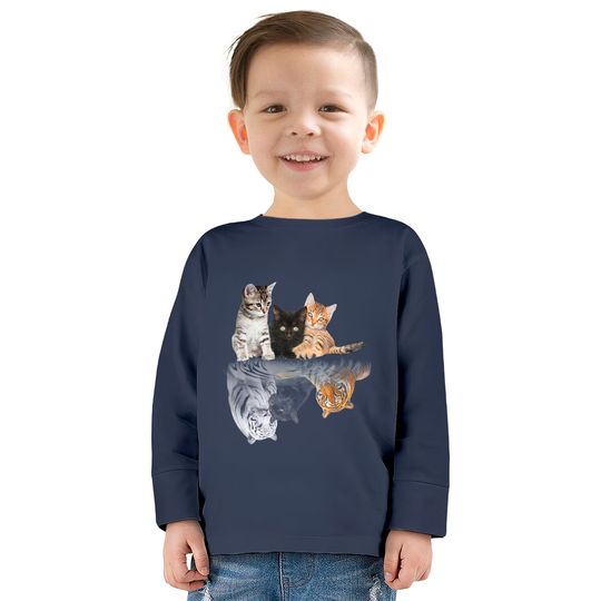 I love cat. - Cats -  Kids Long Sleeve T-Shirts