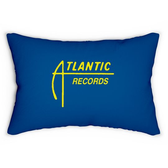 Atlantic Records 60s-70s logo - Record Store - Lumbar Pillows