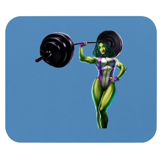 She-Green-Angry lady - Hulk - Mouse Pads