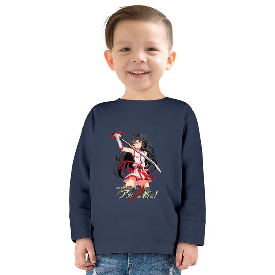 akame sword strike pose - Anime -  Kids Long Sleeve T-Shirts