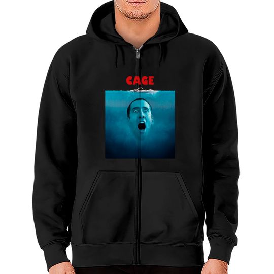 CAGE - Nicolas Cage - Zip Hoodies