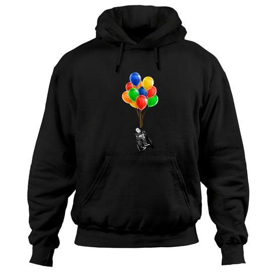Discover Eric the Actor Flying with Balloons - Howard Stern - Hoodies