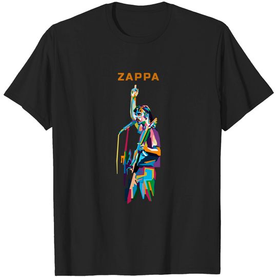 Abstract geometric F.Vincent Zappa in WPAP - Frank Zappa - T-Shirt