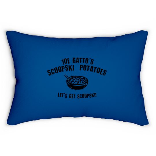 Scoopski Potatoes Black Text - Impractical Jokers - Lumbar Pillows