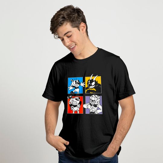 Cuphead Characters - Videogames - T-Shirt