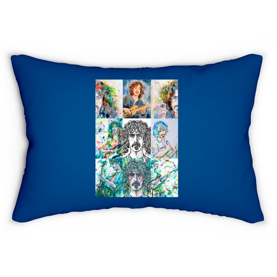 NINE TIMES FRANK ZAPPA .1 - Frank Zappa - Lumbar Pillows