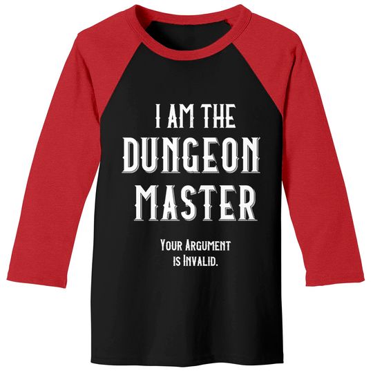 Discover I am the Dungeon Master - Dungeon Master - Baseball Tees