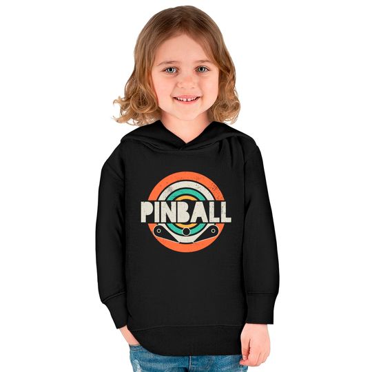 Pinball Vintage - Pinball - Kids Pullover Hoodies