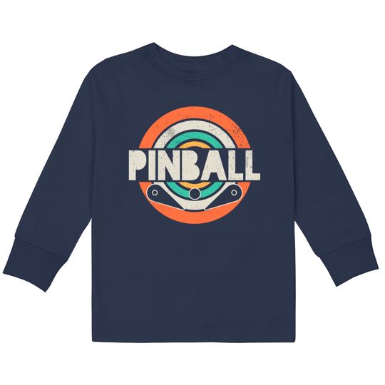 Discover Pinball Vintage - Pinball -  Kids Long Sleeve T-Shirts