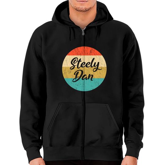 Vintage Steely Dan - Steely Dan - Zip Hoodies