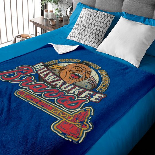 Milwaukee Braves World Champions 1957 - Baseball - Baby Blankets