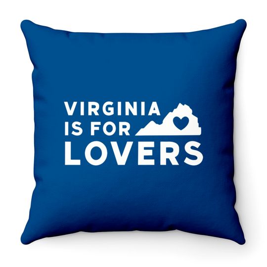 Virginia Is For Lovers Simple Vintage - Virginia Is For Lovers - Throw Pillows