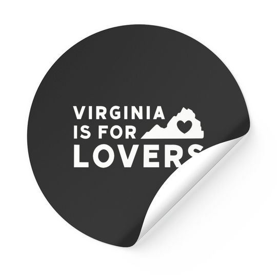 Virginia Is For Lovers Simple Vintage - Virginia Is For Lovers - Stickers