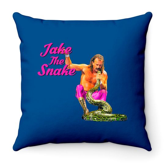 Discover Jake The Snake - Jake The Snake - Throw Pillows