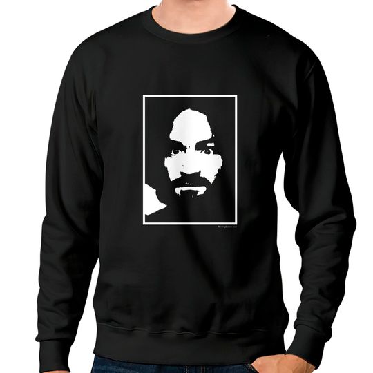 Charlie Don't Surf - Classic Face from Life Magazine - Charles Manson - Sweatshirts