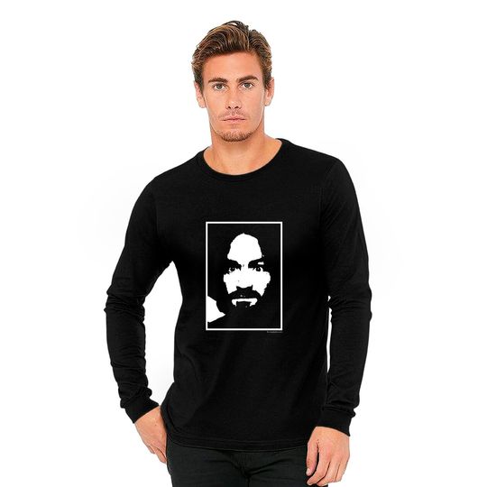 Charlie Don't Surf - Classic Face from Life Magazine - Charles Manson - Long Sleeves
