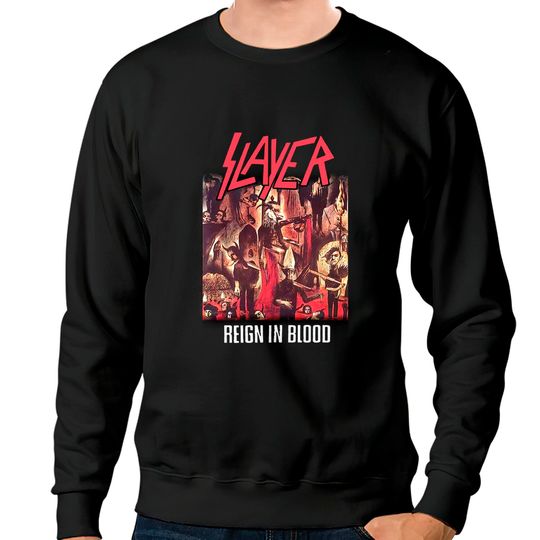 Slayer Reign In Blood Thrash Metal  Tee Sweatshirts