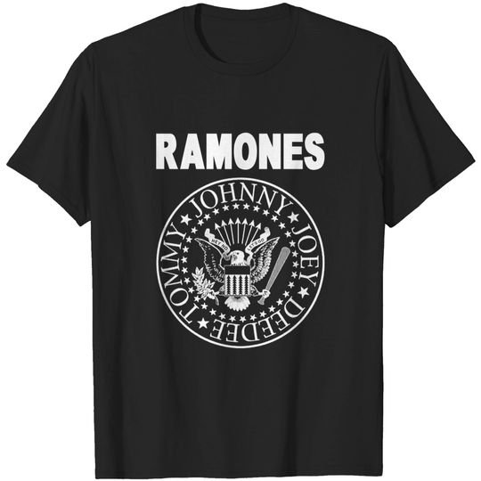 The Ramones Seal Logo Rock Punk Heavy Metal Tee T-Shirt