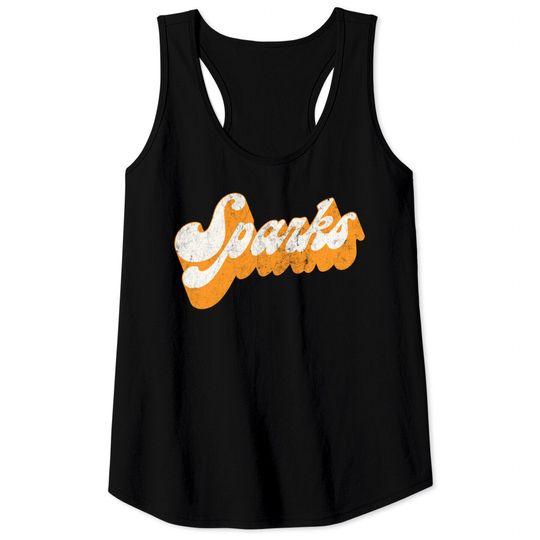 Discover Sparks - Vintage Style Retro Aesthetic Design - Sparks - Tank Tops