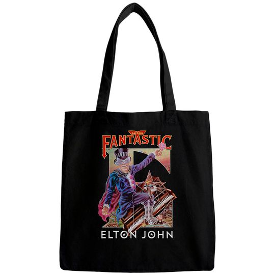 Discover Elton John Captain Fantastic Brown Dirt Cowboy Tee Bags