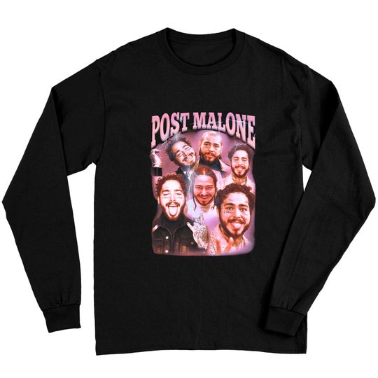 Post Malone Long Sleeves, Post Malone Printed Graphic Long Sleeves