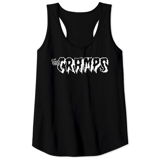 Discover The Cramps Unisex Tank Tops: Logo - White (Red)