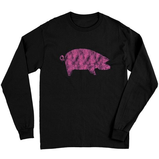 Discover Pink Floyd Animals Pig AWBDG Blue Tee Long Sleeves