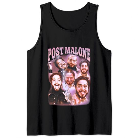 Post Malone Tank Tops, Post Malone Printed Graphic Tank Tops