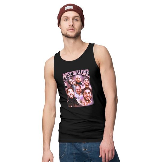 Post Malone Tank Tops, Post Malone Printed Graphic Tank Tops