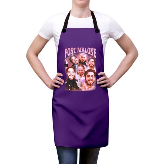 Post Malone Aprons, Post Malone Printed Graphic Aprons