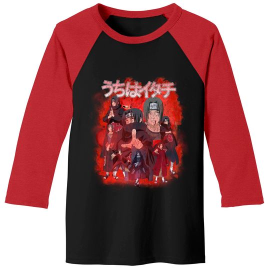 Uchiha Itachi Vintage Baseball Tees