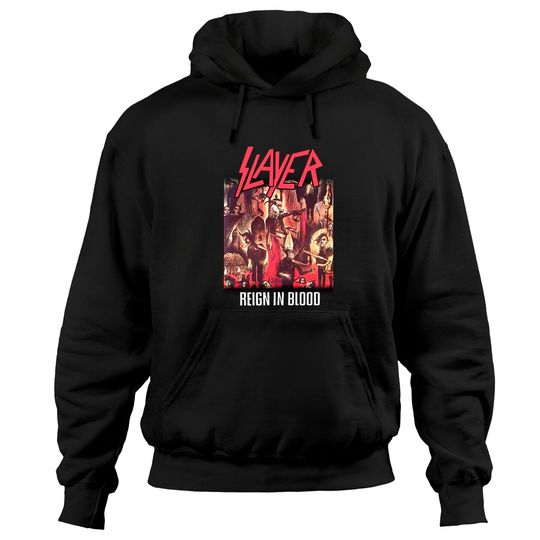 Slayer Reign In Blood Thrash Metal  Tee Hoodies