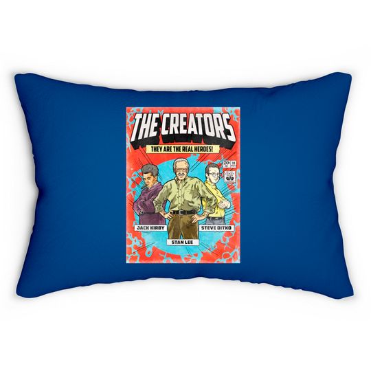 Discover The Creators - Stan Lee - Lumbar Pillows
