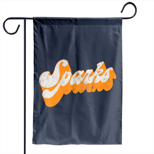 Sparks - Vintage Style Retro Aesthetic Design - Sparks - Garden Flags