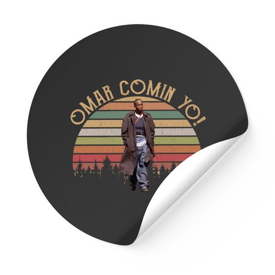 Discover Retro Vintage Omar Coming Yo  Movie Stickers