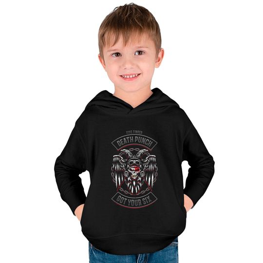 Five Finger Death Punch Got Your Six Tee Kids Pullover Hoodies