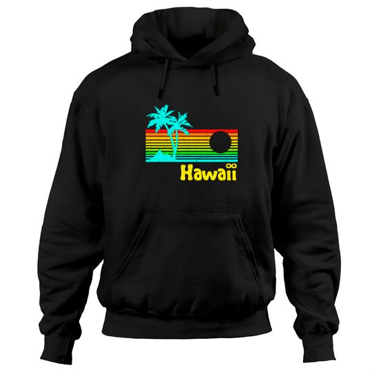 Discover '80s Retro Vintage Hawaii (distressed look) - Hawaii - Hoodies