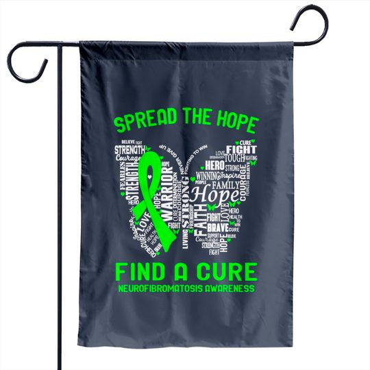 Discover Spread The Hope Find A Cure Neurofibromatosis Awareness Garden Flags