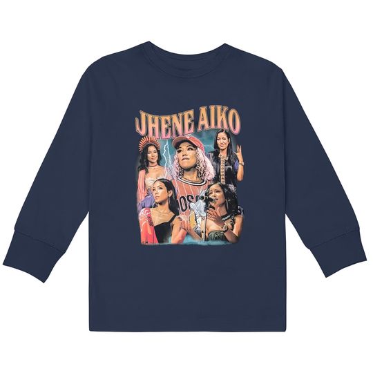 Jhene Aiko  Kids Long Sleeve T-Shirts