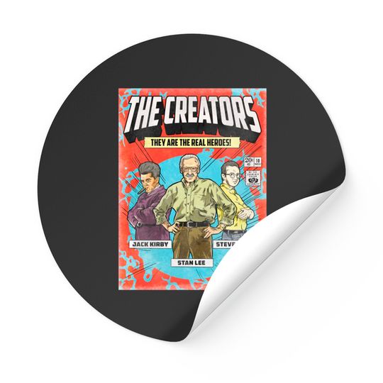 Discover The Creators - Stan Lee - Stickers