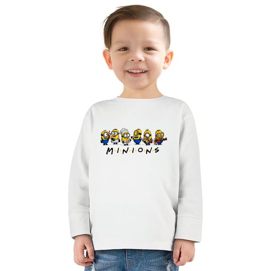 The One With Minions - Mashup -  Kids Long Sleeve T-Shirts