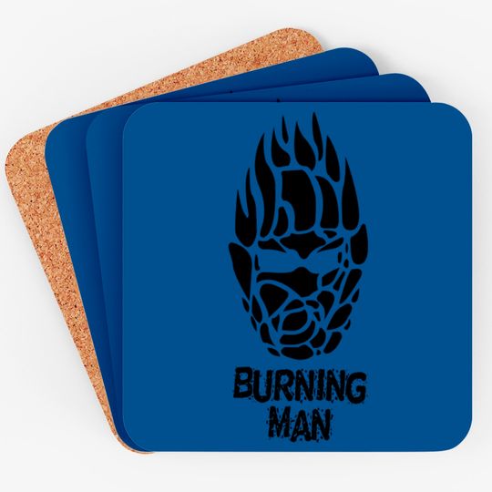 Burning Man (Black) - Burning Man - Coasters