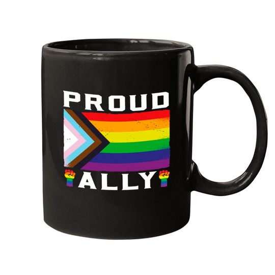 LGBT Gay Pride Month Proud Ally - Lgbtq - Mugs