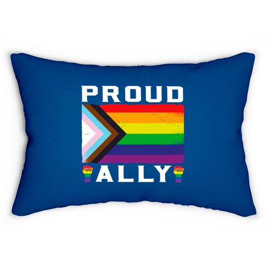 Discover LGBT Gay Pride Month Proud Ally - Lgbtq - Lumbar Pillows